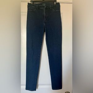Lauren Ralph Lauren Women's Regal Skinny High Rise Stripe down sides Jeans Sz 6